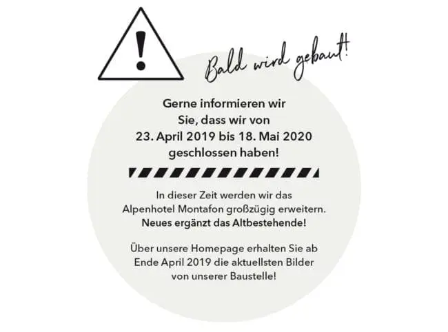 Ab 23. April 2019 ist es soweit! 5 Bald wird gebaut