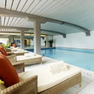 Hallenbad - AlpenSPA im Wellnesshotel in Schruns, Montafon, Vorarlberg