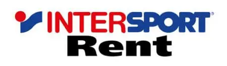 intersport-rent-verleih Logo with a red and blue symbol, the word “INTERSPORT” in red and blue uppercase letters, and the word “Rent” in bold black text below.