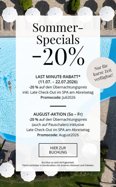 Home 14 Sommer Specials – Juli & August 2026: Alpenhotel Montafon