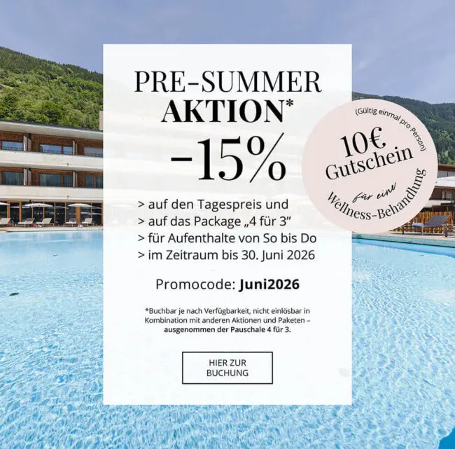 Home 13 Juni-Aktion 2026 - Alpenhotel Montafon