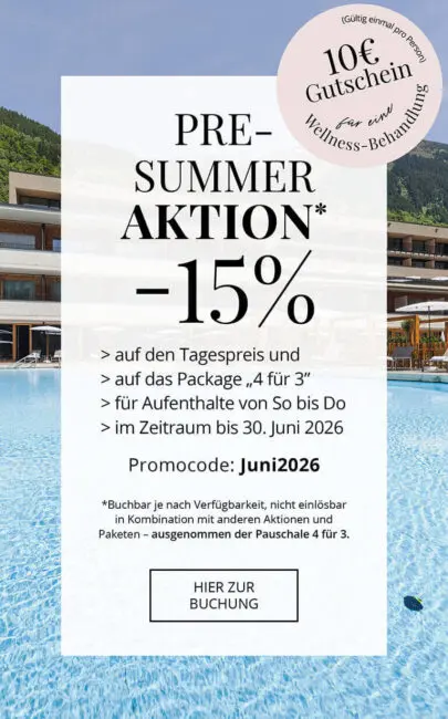 Home 14 Juni-Aktion 2026 - Alpenhotel Montafon